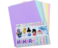 Penword Gofruotas kartonas A4, 8 lapai, pastelinių spalvų mišinys