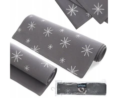 Pepco Orion stalo bėgiklis Kalėdoms 130x32 cm sidabrinė snaigė