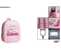 Peppa Pig Vieno skyriaus kuprinė Kotki rožinis 25x10x30cm