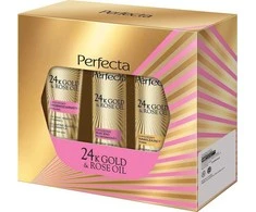Perfecta rinkiniai 24K aukso ir rožių aliejus