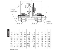 Perfexim Tee 70A 20 x 16 x 16 mm (61-010-1616-000)