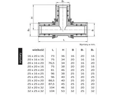 Perfexim 73C 25x16x25 (62-73C-2516-000)