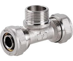 Perfexim Trójnik skręcany 708 20mm x GZ 3/4'' x 20mm (61-008-2020-000)