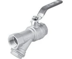 Perfexim WW DN25 rutulinis vožtuvas su sunkiųjų filtrų PHA-006 G1 WW PN30 DN25 (01-006-0250-000)