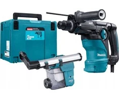 MAKITA SDS-PLUS 1050W GRĘŽIMO IR PRIVERIMO KJŪKAS 3.9J AVT LED + LAIKIKLIS + DX11 HR3012FCWJ