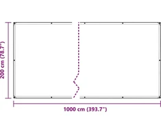 Skaidrus brezentas su ąselėmis 2x10 m PVC