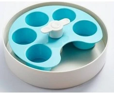 Pet Dream House SPIN - Starter kit - Interactive Feeder Palette - Mėlyna - Medium