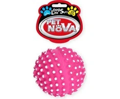PET NOVA žaislas cypiantis spygliuotas kamuolys 6.5cm 2vnt