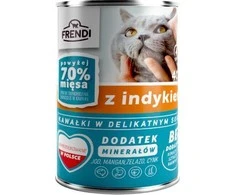 FRENDI su kalakutienės gabaliukais subtiliame padaže - šlapias kačių maistas - 400g