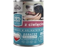 FRENDI with Veal chunks in delicate sauce – šlapias Maistas šunims – 400g