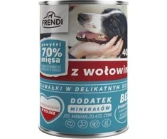 FRENDI with jautiena chunks in delicate sauce – šlapias Maistas šunims – 400g