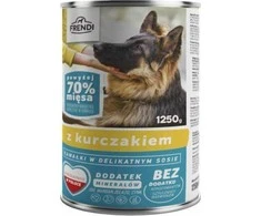 FRENDI su vištienos gabaliukais subtiliame padaže - šlapias šunų maistas - 1250g
