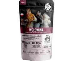 PET REPUBLIC Sterile Jautiena smulkiai pjaustyta – drėgno kačių ėdalo- 100 g