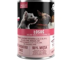 PET REPUBLIC Adult Medium &amp; Small lašiša - šlapias šunų maistas - 400g
