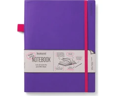 Peter Pauper Press Bookaroo Notebook Journal didelis - violetinė