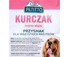 Šunų Skanėstai - Petitto Minkšti Vištienos Žiedai - 500 G