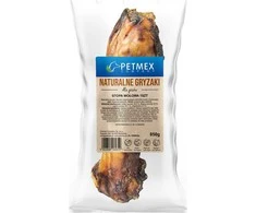 Šunų Skanėstas - PETMEX Jautienos Pėda 850g Natūralus Kramtukas Vidutinio ir Didelio Dydžio Šunims