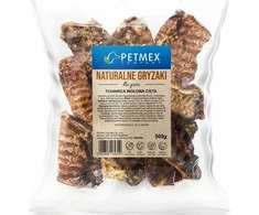 Gyvūnų skanėstas - PETMEX jautienos trachėjos kramtomasis 500g begrūdis hipoalerginis