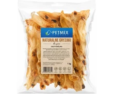 PETMEX triušiena ears – skanėstas šuniui – 1kg