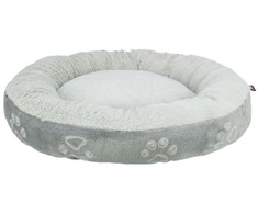 Pets Collection Jimmy Soft, guolis, šuniui/katei, pliušinis/flanelinis, apvalus, šviesiai pilkas, 70 cm