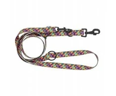 Pets Collection Havajų reguliuojamas juostinis šunų pavadėlis, 16 mm / 220 cm