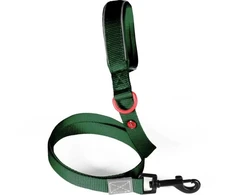Pets Collection ZOLUX Smycz šuniui su nylonu premium 1,2 m/20 mm M kol. žalia