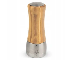Peugeot MADRAS druskos malūnas 16 cm, alyvmedžio, u-sele