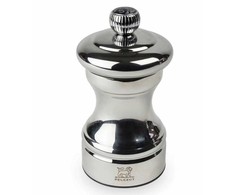 Prieskonių malūnėlis Peugeot Młynek do soli, 10 cm, sidabrinė, Bistro Shiny