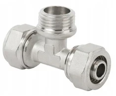 PEX.T.GZ20X1 / 2 Tee 20X1 / 2 GZ PEX TWISTED // PX-RT20X1 / 2 GZ
