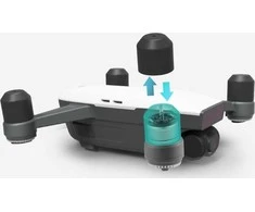 PGYTECH 4x Variklio dangtis silikoninis DJI Spark