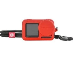 PGYTECH guminis korpusas skirtas DJI Osmo Action Raudona