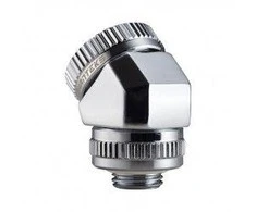 PHANTEKS Glacier rotacinis kieto vamzdžio jungiamasis elementas 16 mm 45 laipsnių G1/4 - chromuotas, su sriegiu