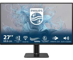 Monitorius Philips 27E2N2500/00, 27", 2560 x 1440 Quad HD, 120 Hz, IPS, Juodas