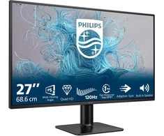 Monitorius Philips 27E2N2500/00, 27", 2560 x 1440 Quad HD, 120 Hz, IPS, Juodas