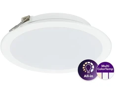 Philips 46443800, Įleidžiamas šviestuvas, 1 lemputė(-ės), LED, 12 W, 6500 K, Balta