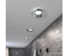 Philips Hue Baltas Amb. Adore Einbausp rund sidabrinis 3x350lm DS