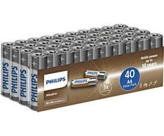 „Philips“ šarminės AA baterijos – 40 vnt