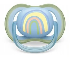 Čiulptukas Philips Avent Ultra Air Deco Rainbow, 0-6 mėn, 1 vnt.