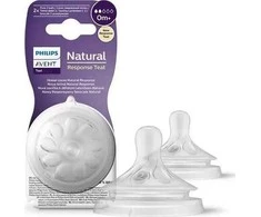 Philips Keičiamasis čiulptukas Avent Natural Response 2, 0+m - 2 vnt