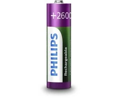 PHILIPS Bateria akumuliatorinė AA NiMH 2600mAh 2vnt..