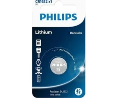 Baterija Philips CR1632 Lithium 3 V (16,0 x 3,2)