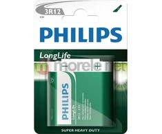 Philips baterija 3R12 Long Life - 1ks