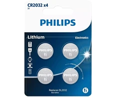 Philips baterie guzikowe lithium CR2032 4-pak - 2301962