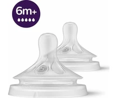 Philips AVENT Natural Response 6+ mėn. Nr. 5 vidutinės tėkmės žindukai, 2 vnt.