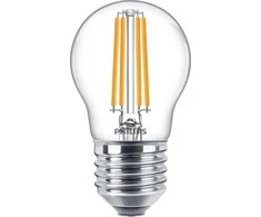 LEMP LED 6.5W E27 P45 2700K CL PHILIPS