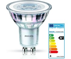 Philips CorePro LED prožektorius, 3,1 W, 25 W, GU10, 215 lm, 15 000 val., šiltai balta