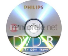 1x50 Philips DVD+R 4,7GB 16x SP
