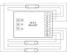 Philips elektroninis balastas HF-S 3/418 TL-D II 220-240V