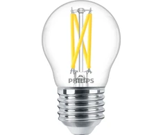 Philips Skaidri žvakė su kaitrinėmis siūlėmis 25 W P45 E27, 2,5 W, 25 W, E27, 340 lm, 15 000 h, šiltai švytinti