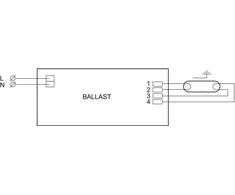 Philips HF- M Mėlynas 124 LH TL / PLS 230- 240V - 871150053640230